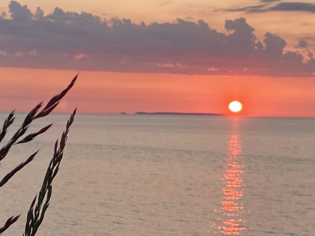 日本海に沈む夕日⸜( ･ᴗ･ )⸝